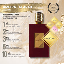 Load image into Gallery viewer, PERFUME DECANT Asdaaf Ameerat Al Arab