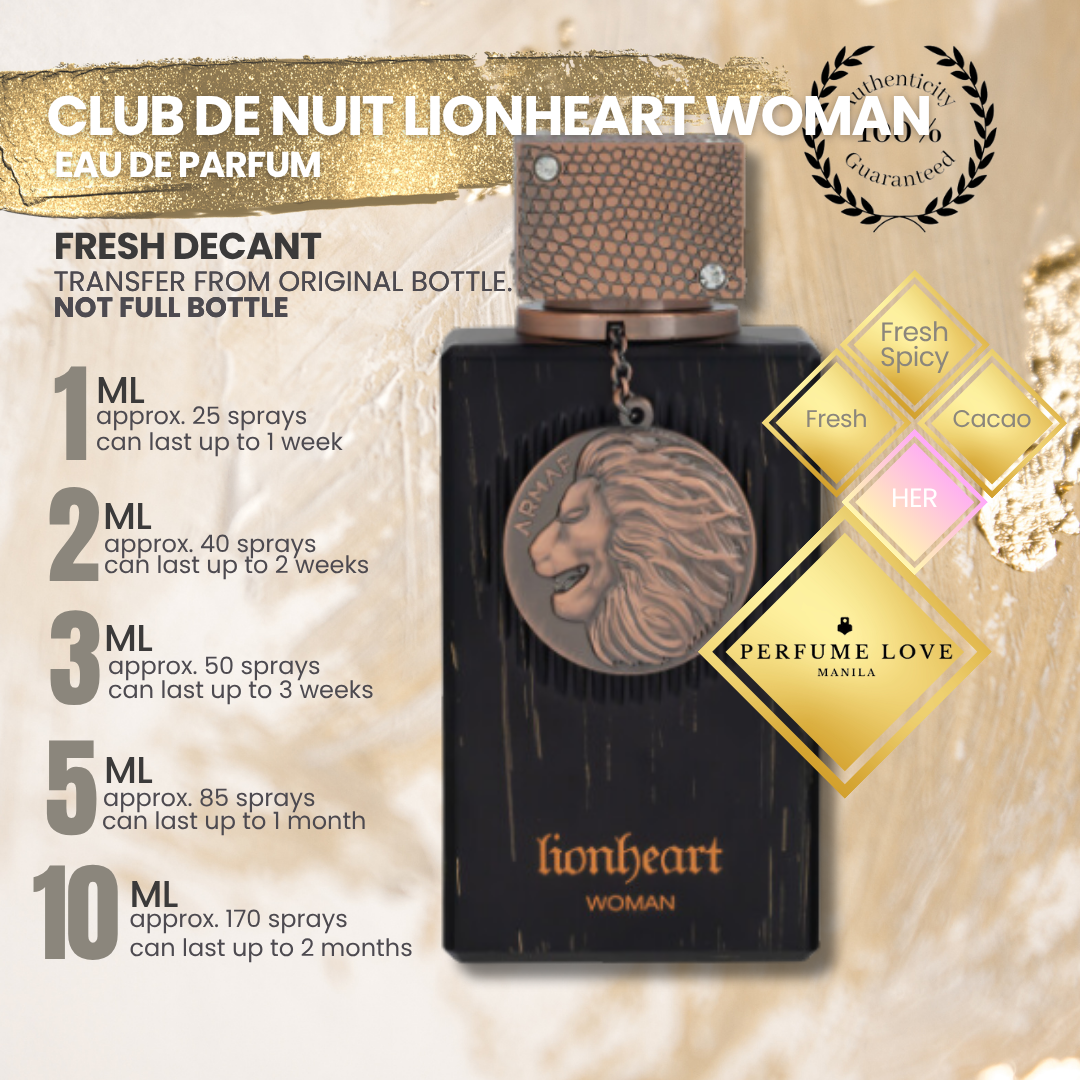 PERFUME DECANT Armaf Club de Nuit Lionheart Woman Eau de Parfum