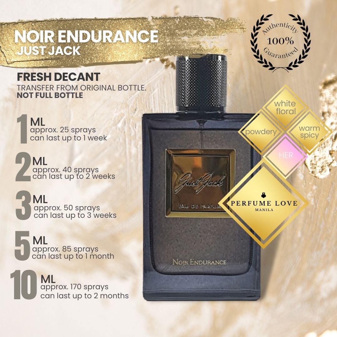 PERFUME DECANT Just Jack Noir Endurance – Perfume Love Manila