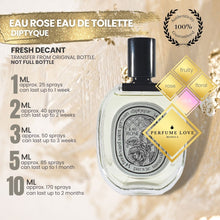 Load image into Gallery viewer, PERFUME DECANT Diptyque Eau Rose eau de toilette fruity, rose, floral notes