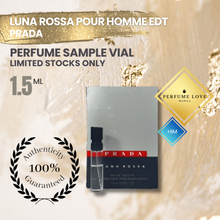 Load image into Gallery viewer, PERFUME SAMPLE VIAL 1.5ml Prada Luna Rossa Pour Homme EDT