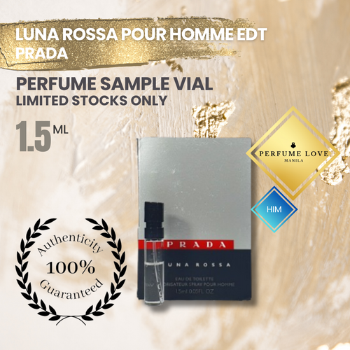 PERFUME SAMPLE VIAL 1.5ml Prada Luna Rossa Pour Homme EDT