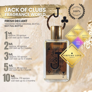 PERFUME DECANT Fragrance World Jack of Clubs