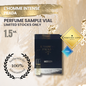 PERFUME SAMPLE VIAL 1.5ml Prada L'Homme Intense