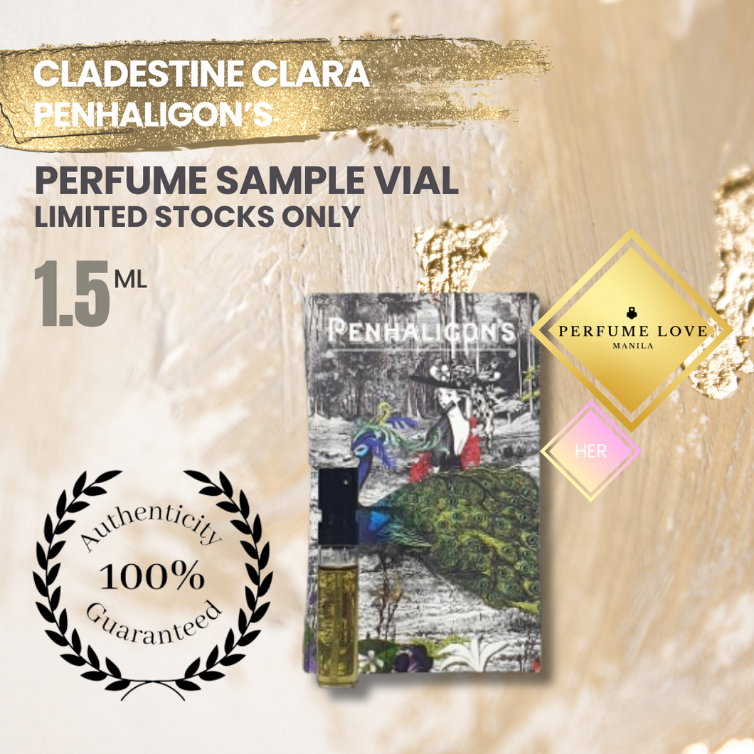PERFUME SAMPLE VIAL 1.5ml Penhaligon's Cladestine Clara