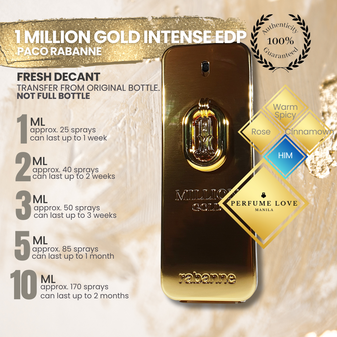 Cologne One Million Intense Paco Rabanne Million Parfum Rabanne