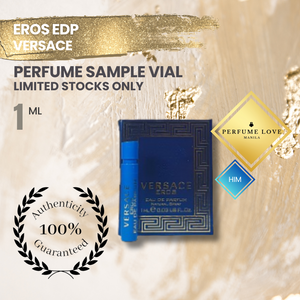 PERFUME SAMPLE VIAL 1ml Versace Eros EDP