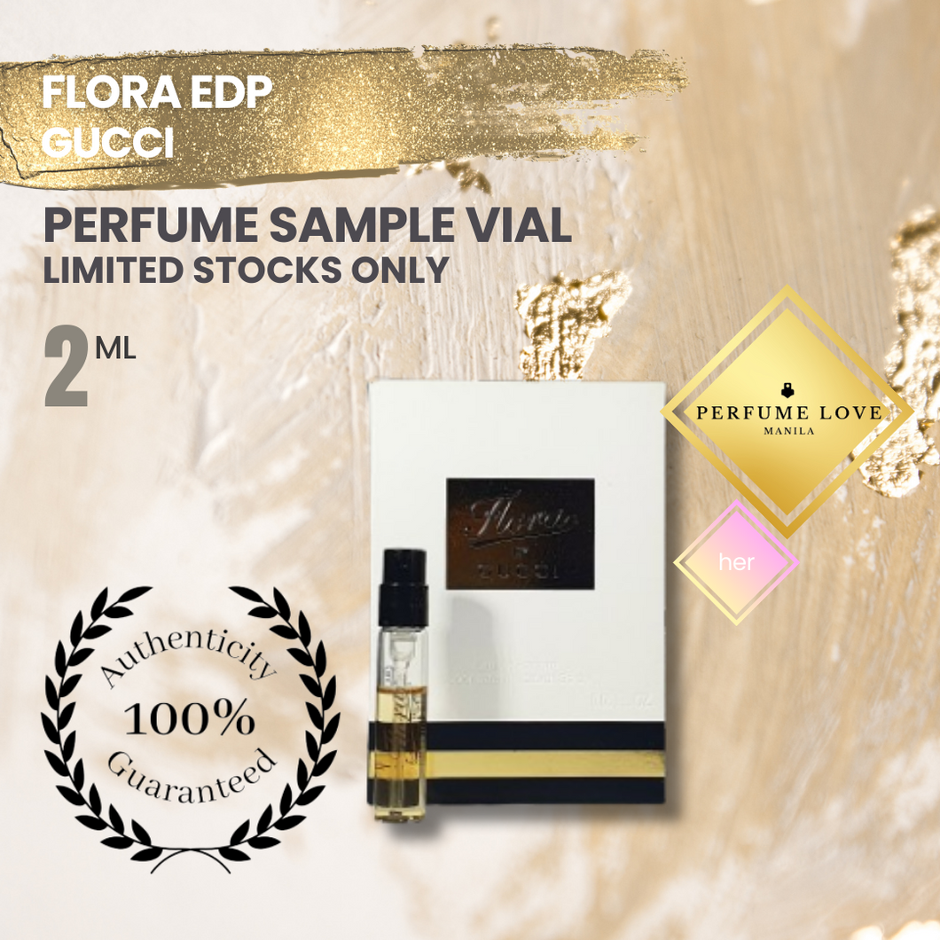 PERFUME SAMPLE VIAL 2ml Flora by Gucci EDP