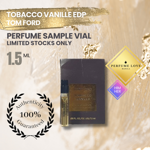 PERFUME SAMPLE VIAL 1.5ml Tom Ford Tobacco Vanille EDP