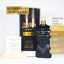 Load image into Gallery viewer, Jean Paul Gaultier Le Male Intense LE PARFUM 1ML 2ML 3ML 5ML perfume decant