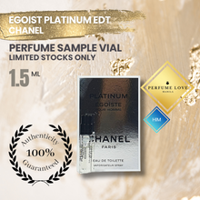 Load image into Gallery viewer, PERFUME SAMPLE VIAL 1.5ml Chanel Platinum Egoiste Pour Homme EDT