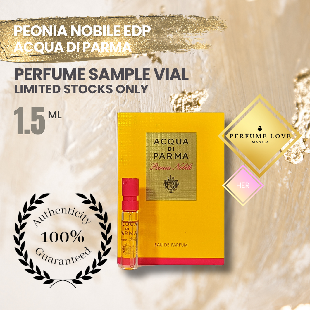 PERFUME SAMPLE VIAL 1.5ml Acqua Di Parma Peonia Nobile