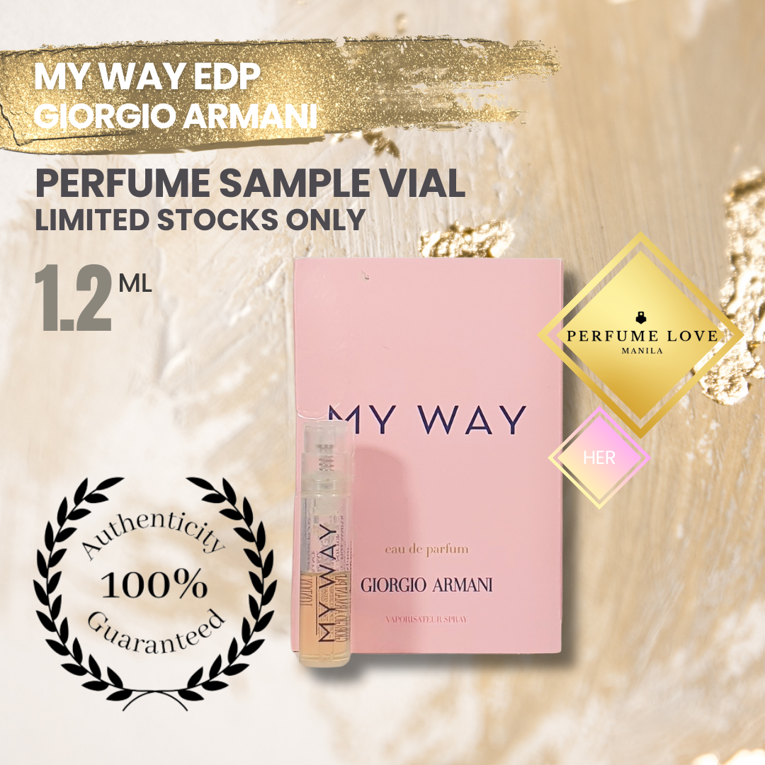 PERFUME SAMPLE VIAL 1.2ml Giorgio Armani My Way EDP Perfume