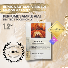 Load image into Gallery viewer, PERFUME SAMPLE VIAL 1.2ml MMR Replica Autumn Vibes EDT