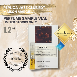 PERFUME SAMPLE VIAL 1.2ml Maison Margiela Replica Jazz Club EDT