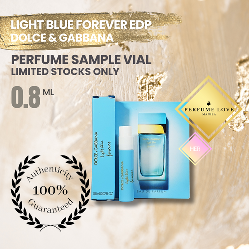PERFUME SAMPLE VIAL 0.8ml DG Light Blue Forever EDP