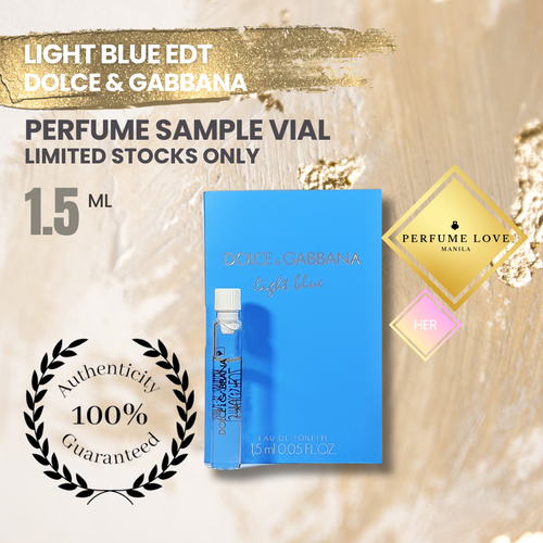 PERFUME SAMPLE VIAL1.5ml DG Light Blue EDT