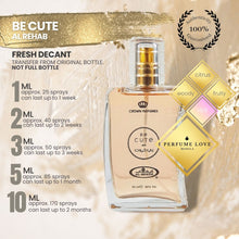 Load image into Gallery viewer, PERFUME DECANT Al Rehab Be Cute vanilla, floral and citrus notes