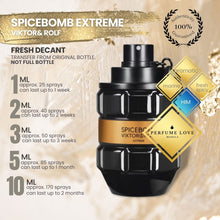 Load image into Gallery viewer, PERFUME DECANT Spicebomb Extreme  aromatic, marine, fresh spicy notes