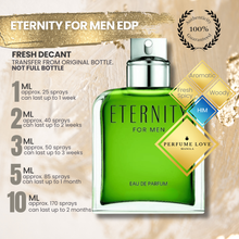 Load image into Gallery viewer, PERFUME DECANT Calvin Klein Eternity for Men Eau de Parfum