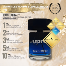 Load image into Gallery viewer, PERFUME DECANT Lattafa Yves Saint Laurent La Nuit De L&#39;homme Eau de Toilette Intense