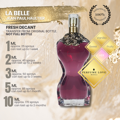 PERFUME DECANT Jean Paul Gaultier La Belle Eau de Parfum