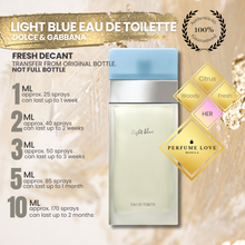 Load image into Gallery viewer, PERFUME DECANT Dolce &amp; Gabbana Light Blue Eau De Toilette