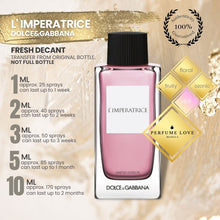 Load image into Gallery viewer, PERFUME DECANT Dolce &amp; Gabbana L&#39; Imperatrice Eau de Toilette