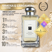 Load image into Gallery viewer, PERFUME DECANT Jo Malone Mimosa &amp; Cardamom Cologne