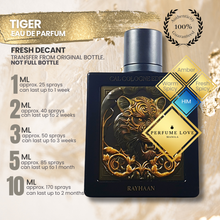 Load image into Gallery viewer, PERFUME DECANT Rayhaan Tiger Eau de Parfum