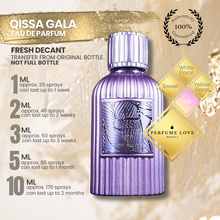 Load image into Gallery viewer, PERFUME DECANT Paris Corner Qissa Gala Eau de Parfum