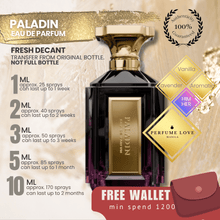 Load image into Gallery viewer, PERFUME DECANT Velixir Parfum Paladin Eau de Parfum