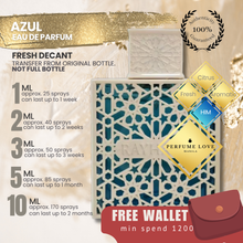 Load image into Gallery viewer, PERFUME DECANT Rayhaan Azul Eau de Parfum