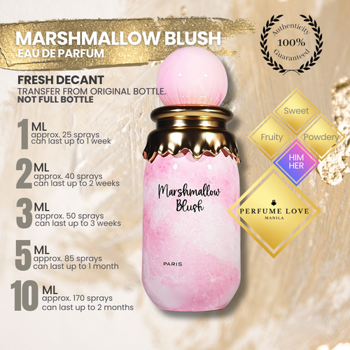 PERFUME DECANT Paris Corner Marshmallow Blush Eau de Parfum