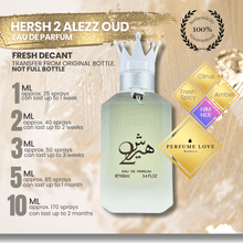 Load image into Gallery viewer, PERFUME DECANT Alezz Oud Hersh 2 Eau de Parfum