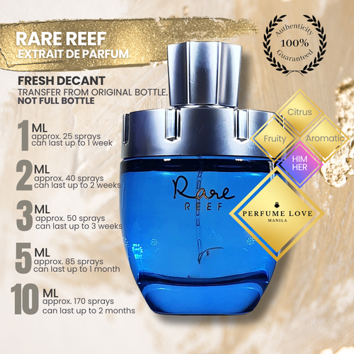 PERFUME DECANT Afnan Rare Reef Extrait de Parfum