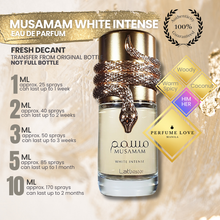 Load image into Gallery viewer, PERFUME DECANT Lattafa Musamam White Intense Eau de Parfum