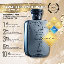 Load image into Gallery viewer, PERFUME DECANT Rasasi Hawas for Him Thunder Eau de Parfum