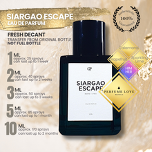 Load image into Gallery viewer, PERFUME DECANT Greg Parilla Siargao Escape Eau de Parfum