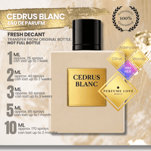 Load image into Gallery viewer, PERFUME DECANT Rayhaan Cedrus Blanc Eau de Parfum