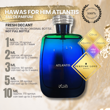 Load image into Gallery viewer, PERFUME DECANT Rasasi Hawas for Him Atlantis Eau de Parfum