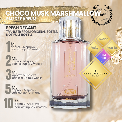 PERFUME DECANT Al Rehab Choco Musk Marshmallow Eau de Parfum
