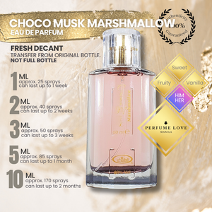 PERFUME DECANT Al Rehab Choco Musk Marshmallow Eau de Parfum