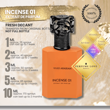 Load image into Gallery viewer, PERFUME DECANT Swiss Arabian Incense 01 Extrait de Parfum