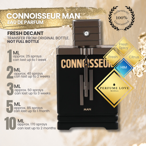 PERFUME DECANT Armaf Connoisseur Man Eau de Parfum