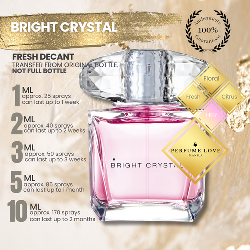 PERFUME DECANT Versace Bright Crystal