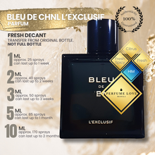 Load image into Gallery viewer, PERFUME DECANT Chanel Bleu de Chanel L&#39; Exclusif Parfum