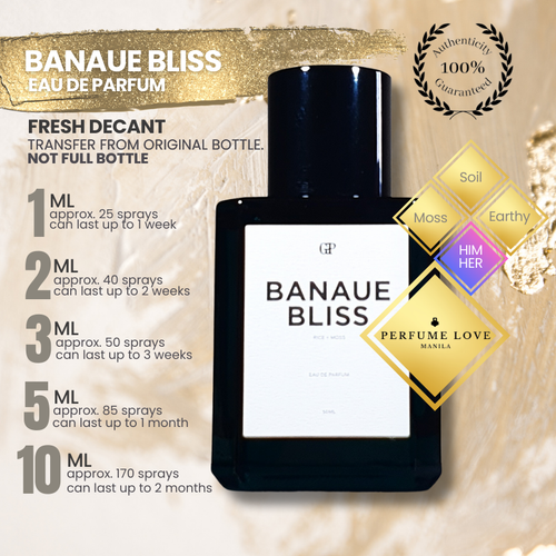 PERFUME DECANT Greg Parilla Banaue Bliss Eau de Parfum