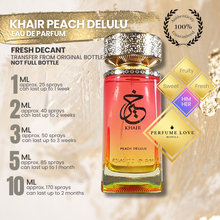 Load image into Gallery viewer, PERFUME DECANT Paris Corner Khair Peach Delulu Eau de Parfum