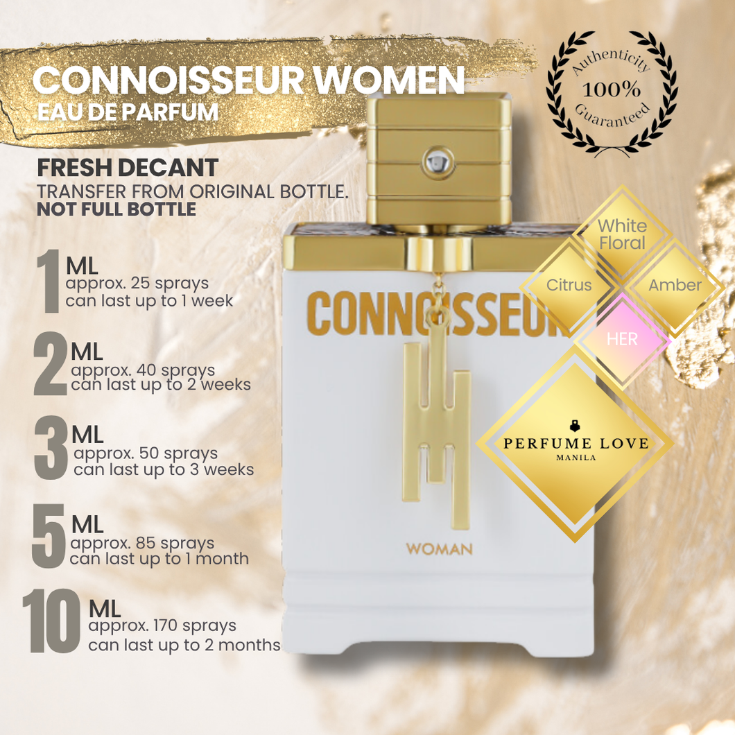 PERFUME DECANT Armaf Connoisseur Woman Eau de Parfum